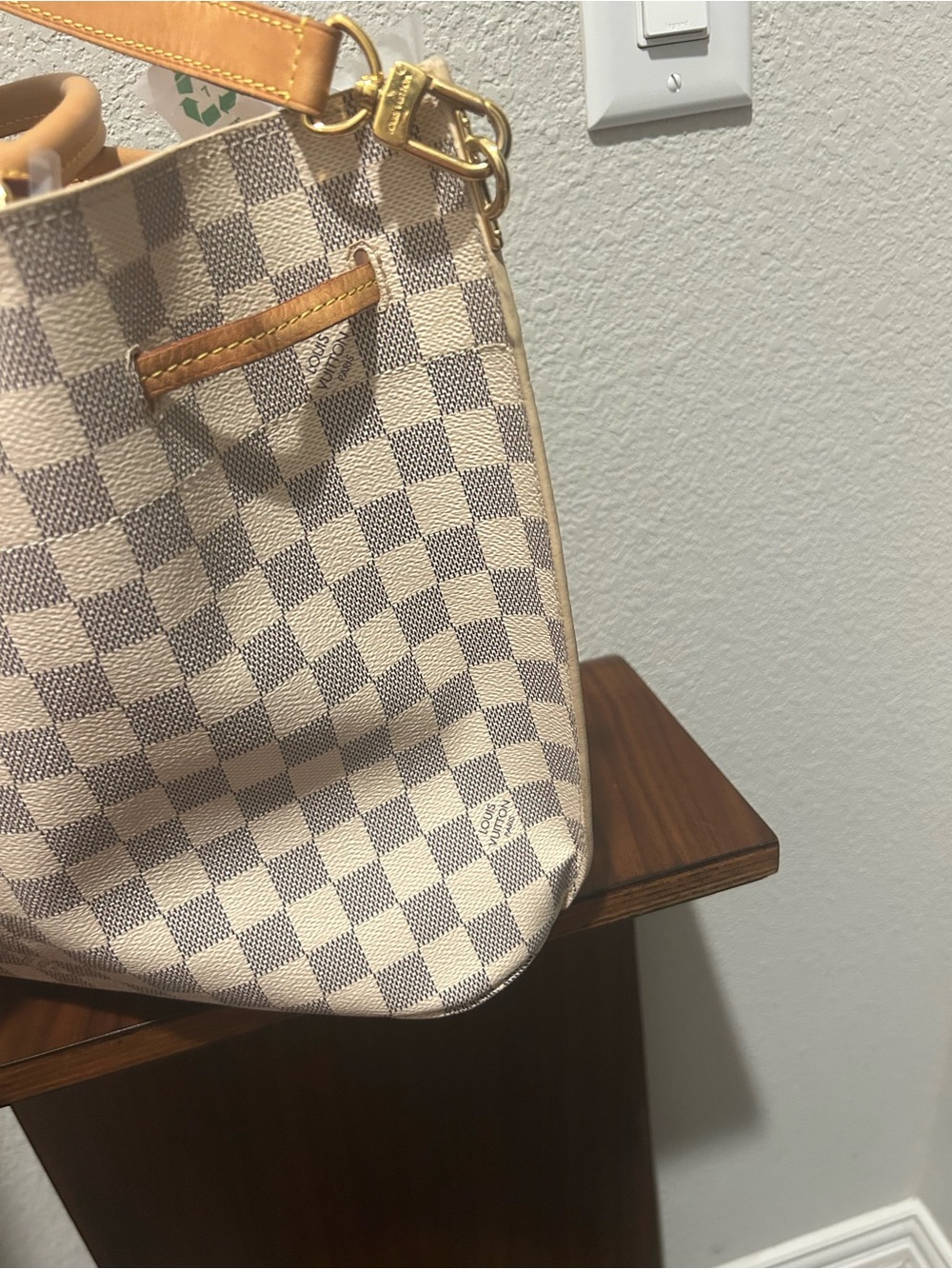 Louis Vuitton Damier Azur Girolata with Vachetta Trim includes Dust bag and COA - Picture 3 of 13